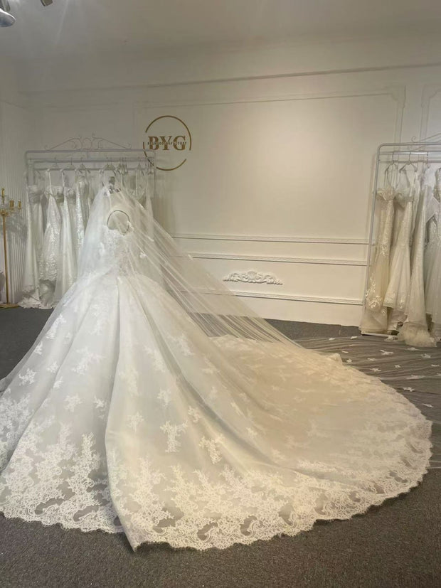 BYG24-27 CALSSIC BALL GROWN WEDDING DRESS