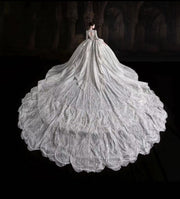 DIVINE 07 ARTFUL MOTIFS FEATURES A CATHEDRAL-LENGTH TRAIN WEDDING DRESS