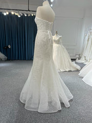 BYG#WL53 LACE BEADINGS A LINE WEDDING DRESS