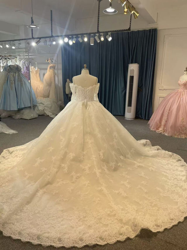 BYG24-27 CALSSIC BALL GROWN WEDDING DRESS