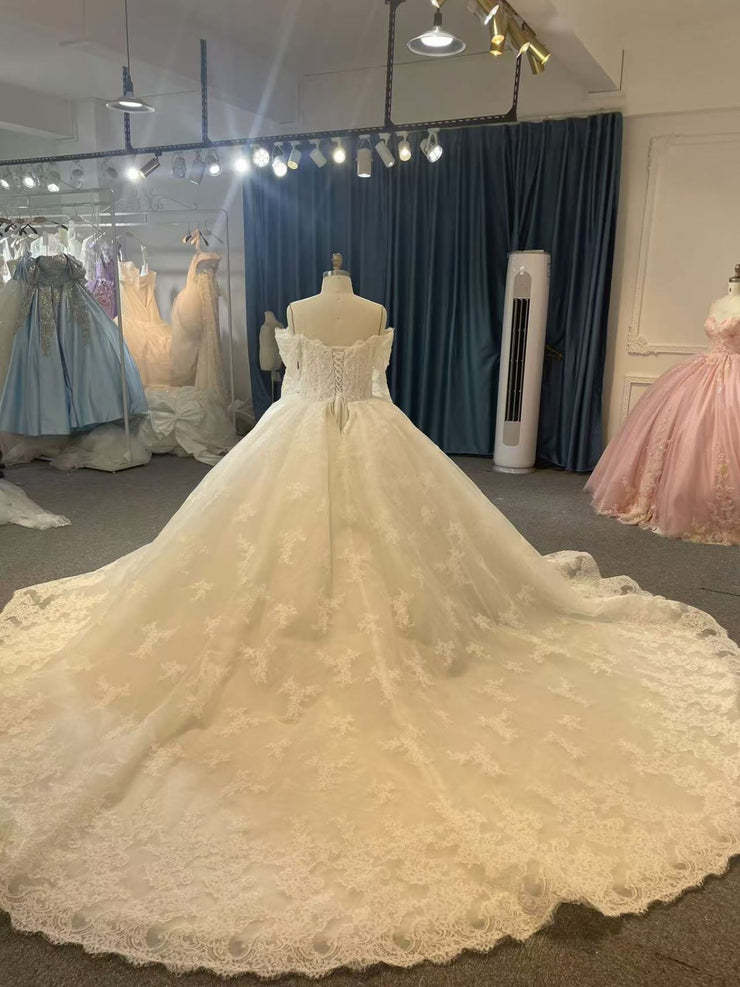 BYG24-27 CALSSIC BALL GROWN WEDDING DRESS