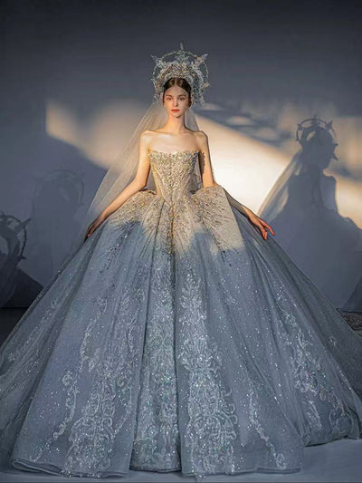 DIVINE 11 SEXY AND SOPHISTICATED  BALL GOWN (INCLUDING THE HEADPIECE)