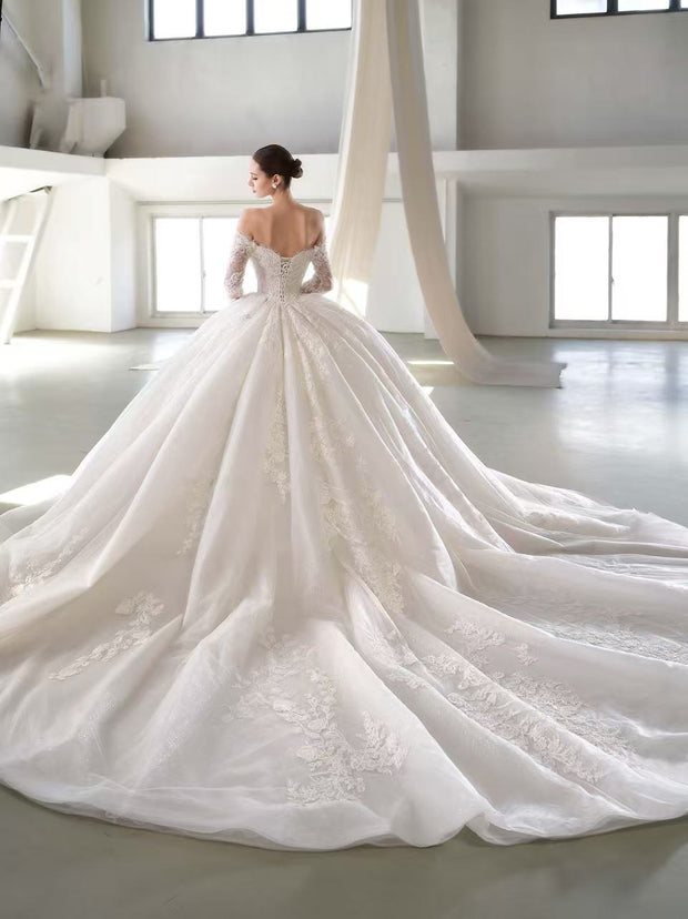 X25-89 STRAPLESS WEDDING DRESS INSPIRED BY FOREST FAIRIES