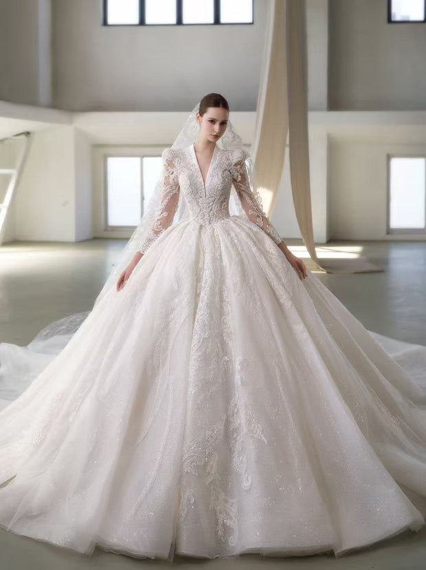 X25-82 STRAPLESS LACE WEDDING DRESS "SLOW MELODY"