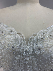 BYG#LB22 OFF SHOULDER A LINE WITH luxury beading