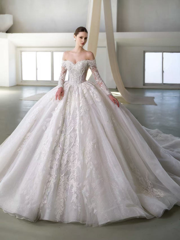X25-89 STRAPLESS WEDDING DRESS INSPIRED BY FOREST FAIRIES