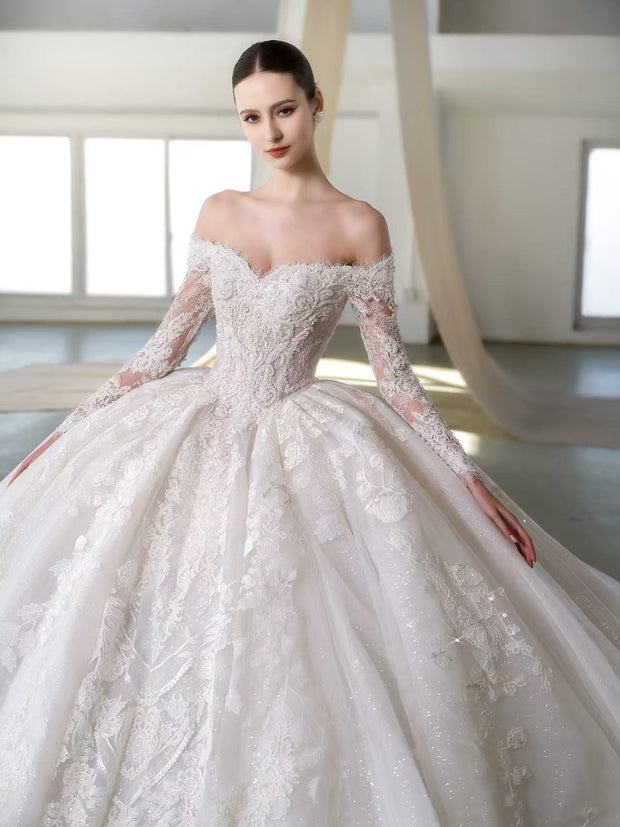X25-89 STRAPLESS WEDDING DRESS INSPIRED BY FOREST FAIRIES