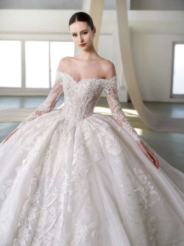 X25-89 STRAPLESS WEDDING DRESS INSPIRED BY FOREST FAIRIES