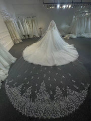BYG24-28 CLASSIC ALL-OVER BEADED WEDDING DRESS