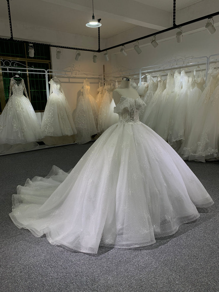 BYG strapless wedding dress