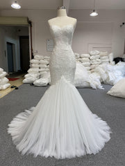 BYG W26 2020 strapless mermaid style wedding dress
