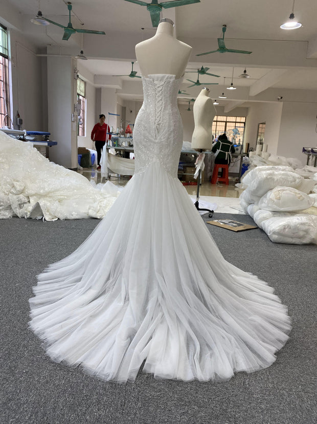 BYG W26 2020 strapless mermaid style wedding dress