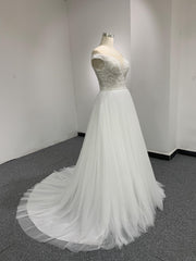 BYG simply A line bridal dress tulle