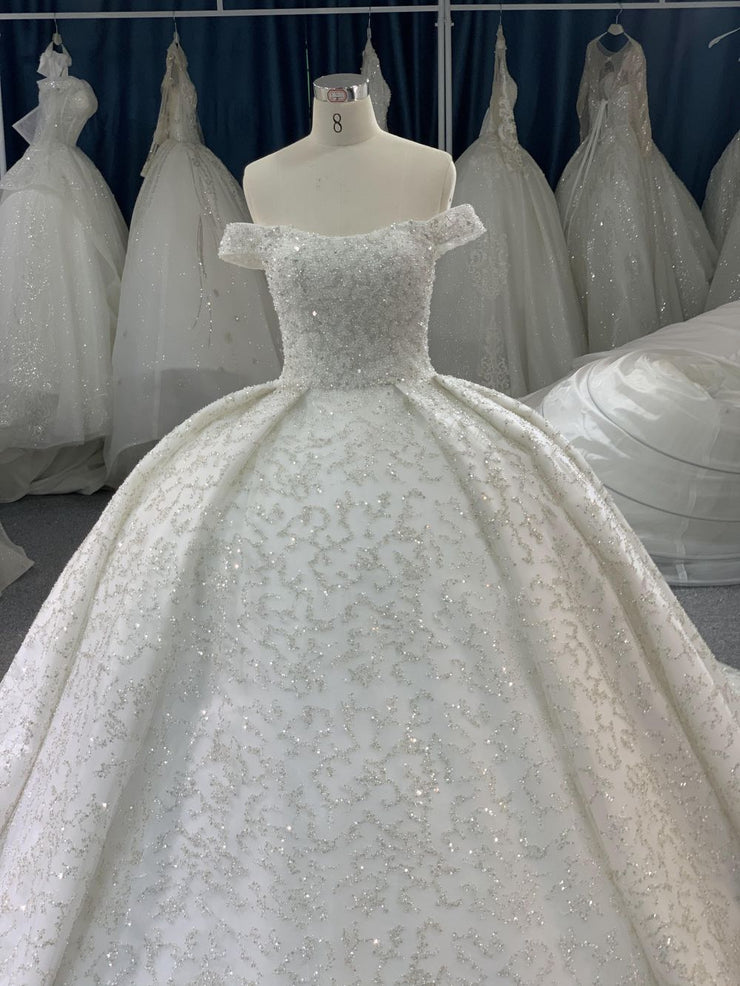 princess cut bridal dress B210# Princess cut wedding dress with open back and sweetheart neckline