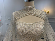 Z024-The Luxury Beading Ball Gown With Removable Decoration