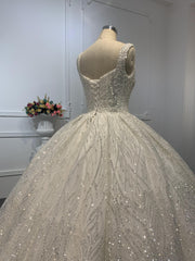 B213# Wedding Dresses New White/Ivory Beadding Wedding Dress Bridal Gown