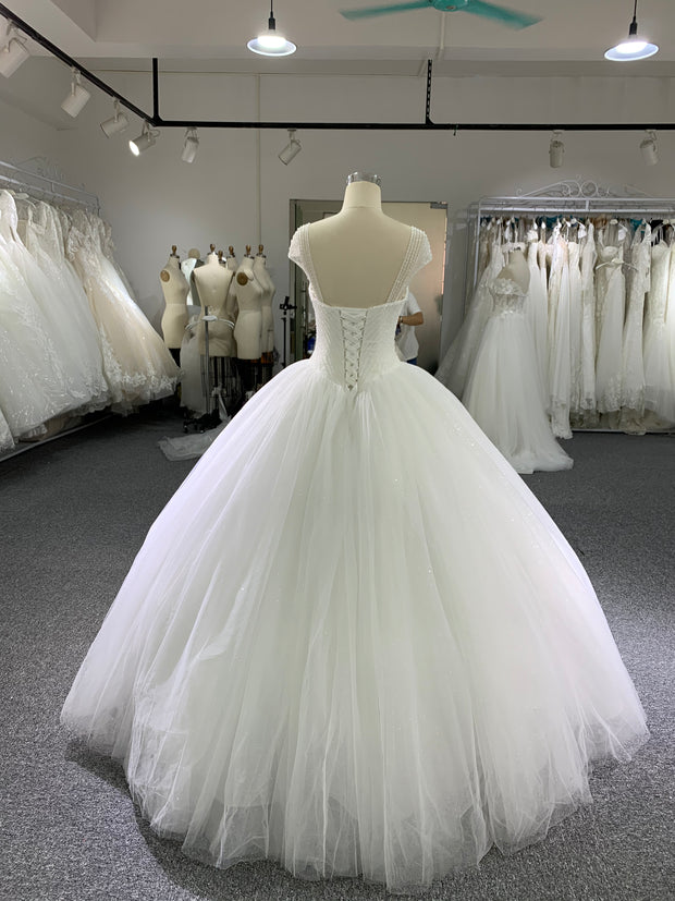 BYG new fashion design stunning wedding dress