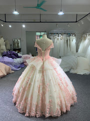 BYG fashion design lace flower wedding dress