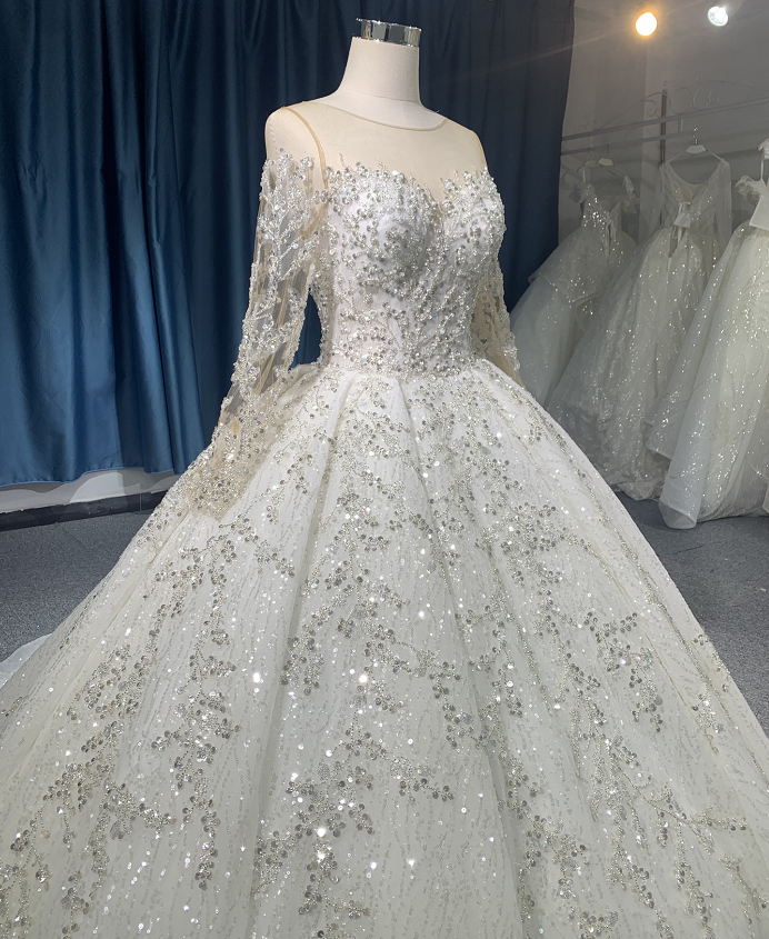 Heavy beading luxury ball gown – Page 2 – BYG Wedding Factory